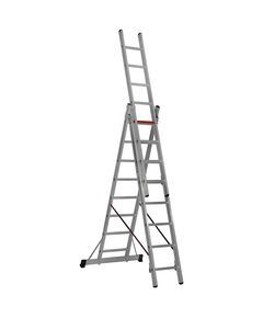 Трисекційна алюмінієва драбина  5.8 (VIRASTAR), фото  | SNABZHENIE.com.ua