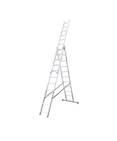 Алюмінієва трисекційна драбина  6.45 (VIRASTAR), фото  | SNABZHENIE.com.ua