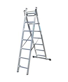Драбина двосекційна, розкладна  3 (VHR T 2*7), фото  | SNABZHENIE.com.ua