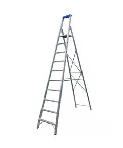 Стрем'янка алюмінієва з органайзером, 10 сходинок  3.12 (JHR 610), фото  | SNABZHENIE.com.ua