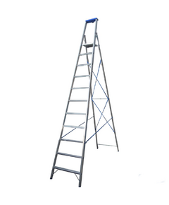 Стрем'янка алюмінієва з органайзером, 11 сходинок  3.47 (JHR 611), фото  | SNABZHENIE.com.ua