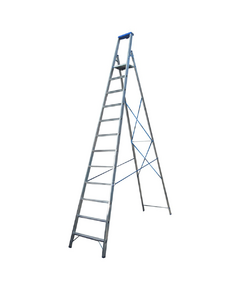 Стрем'янка алюмінієва з органайзером, 12 сходинок  3.77 (JHR 612), фото  | SNABZHENIE.com.ua