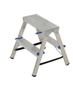 Стрем'янка двостороння алюмінієва, 2x2 сходинок  0.49 (DHR402), фото  | SNABZHENIE.com.ua