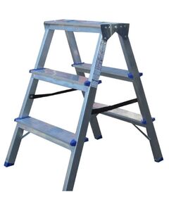 Стрем'янка двостороння алюмінієва, 2x3 сходинок  0.72 (DHR403), фото  | SNABZHENIE.com.ua