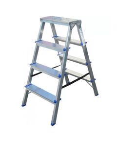Стрем'янка двостороння алюмінієва, 2x4 сходинок  0.95 (DHR404), фото  | SNABZHENIE.com.ua