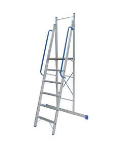 Стрем'янка-помост алюмінієва 6 сходинок  2.19 (TOR 706), фото  | SNABZHENIE.com.ua