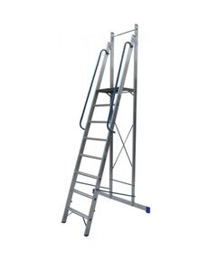Стрем'янка-помост алюмінієва 8 сходинок  2.92 (TOR 708), фото  | SNABZHENIE.com.ua