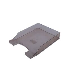 Лоток пластиковий горизонтальний Симетрія, димчастий  1 (80801), фото  | SNABZHENIE.com.ua