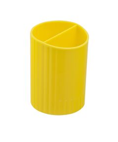 Стакан для письмового приладдя  SFERIK, жовтий, KIDS Line  Пластик (Im-off), фото  | SNABZHENIE.com.ua