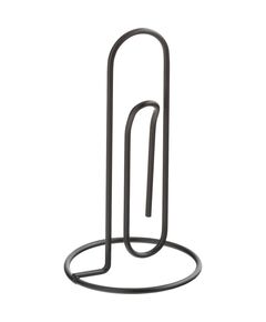 Тримач для паперів СКРІПКА, металевий, чорний  Метал (Im-off), фото  | SNABZHENIE.com.ua