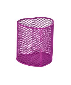 Підставка для пишучого приладдя "серце", метал, рожева, KIDS Line  Метал (Im-off), фото  | SNABZHENIE.com.ua