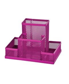 Органайзер настільний, металл, рожевий, KIDS Line  Метал (Im-off), фото  | SNABZHENIE.com.ua