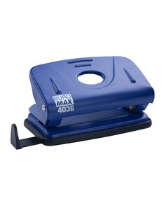 Діркопробивач металевий, до 10 аркушів, 123х61х38мм, синій  Метал (Im-off), фото  | SNABZHENIE.com.ua