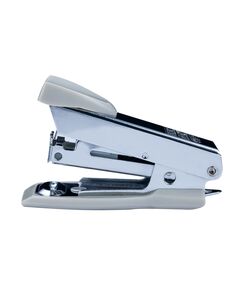 Степлер металевий МІНІ, 12 аркушів, (скоби №10), 61x34x25мм, сірий  Метал (Im-off), фото  | SNABZHENIE.com.ua