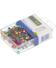 Шпильки кольорові, 34 мм, 200 шт. в пласт.коробці  Метал (Im-off), фото  | SNABZHENIE.com.ua