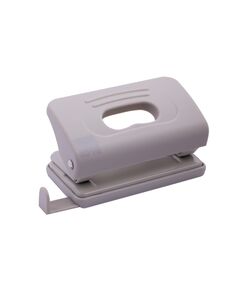 Діркопробивач пластиковий, RUBBER TOUCH, до 10 арк., 120х58х59 мм, сірий  Пластик. метал (Im-off), фото  | SNABZHENIE.com.ua