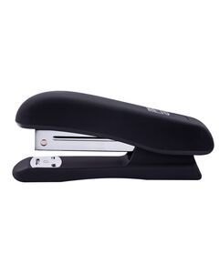 Степлер пластиковий, RUBBER TOUCH, 20 арк., (скоби №24; 26), 127х54х33 мм, чорний  Пластик (Im-off), фото  | SNABZHENIE.com.ua