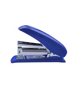 Степлер пластиковий POWER SAVING, 20 арк., (скоби №24; 26), 124х66х34 мм, синій  Пластик (Im-off), фото  | SNABZHENIE.com.ua
