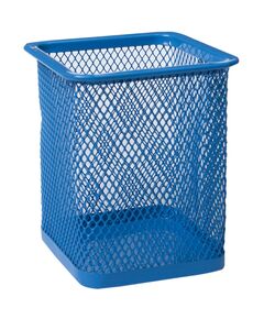 Підставка для ручок квадратна, металева, синя  Метал (Im-off), фото  | SNABZHENIE.com.ua