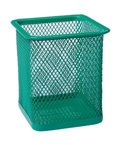 Підставка для ручок квадратна, металева, зелена  Метал (Im-off), фото  | SNABZHENIE.com.ua