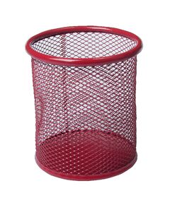 Підставка для ручок кругла, металева, червона  Метал (Im-off), фото  | SNABZHENIE.com.ua