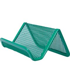 Підставка для візиток, металева, зелена  Метал (Im-off), фото  | SNABZHENIE.com.ua