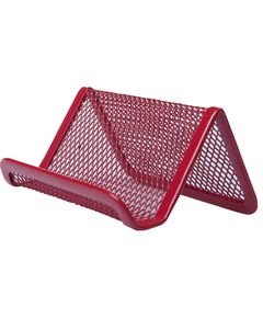 Підставка для візиток, металева, червона  Метал (Im-off), фото  | SNABZHENIE.com.ua