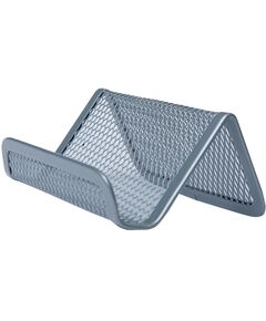 Підставка для візиток, металева, срібляста  Метал (Im-off), фото  | SNABZHENIE.com.ua