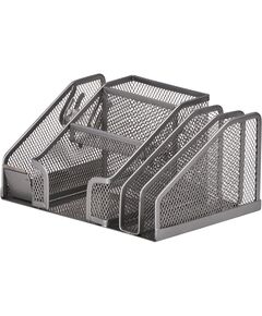 Органайзер настільний, металевий, сріблястий  Метал (Im-off), фото  | SNABZHENIE.com.ua