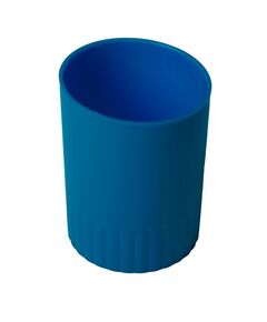Стакан пластиковий для письмового приладдя, JOBMAX, синій  Пластик (Im-off), фото  | SNABZHENIE.com.ua