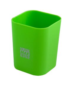 Стакан пластиковий для канц. приладдя, RUBBER TOUCH, світло-зелений  Пластик (Im-off), фото  | SNABZHENIE.com.ua