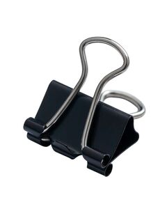 Біндер-затискач, 15 мм, чорний, по 12 шт. в карт.коробці  15 мм (Im-off), фото  | SNABZHENIE.com.ua