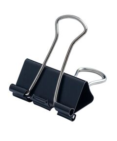 Біндер-затискач, 32 мм, чорний, по 12 шт. в карт.коробці  32 мм (Im-off), фото  | SNABZHENIE.com.ua