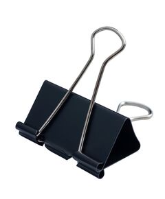 Біндер-затискач, 51 мм, чорний, по 12 шт. в карт.коробці  51 мм (Im-off), фото  | SNABZHENIE.com.ua