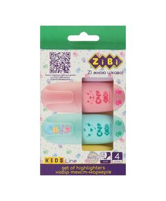 Набір з 4-x текст-маркерів CUTE, KIDS Line  Набір (Im-off), фото  | SNABZHENIE.com.ua