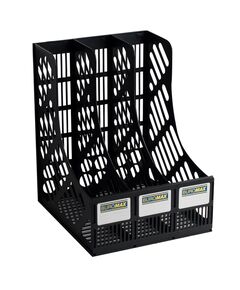 Лоток для паперів, вертикальний 3 в1, чорний  3 (BM.6100), фото  | SNABZHENIE.com.ua