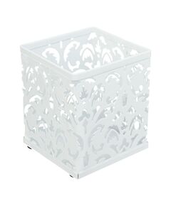 Підставка для ручок квадратна, BAROCCO, металевий, біла  Метал (Im-off), фото  | SNABZHENIE.com.ua