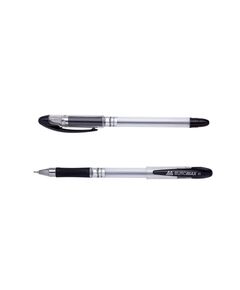 Ручка масляна MaxOFFICE, 0,7 мм, гум. грип, пласт. корпус, чорні чорнила  0.7 (Im-off), фото  | SNABZHENIE.com.ua