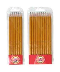 Набір з 6-ти технічних чорнографітних олівців  3B. 2B. B. HB. H. 2H (kh.1570.06), фото  | SNABZHENIE.com.ua