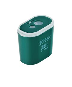 Чинка прямокутна, DRUM, 2 отв., з контейнером, пласт. корпус, кольори асорті  2 (Im-off), фото  | SNABZHENIE.com.ua