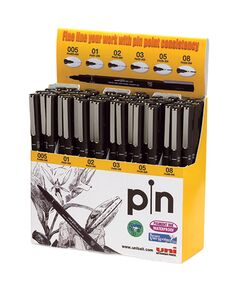 Дисплей з 60 лайнерами PiN fine line, чорний  лайнер (Im-off), фото  | SNABZHENIE.com.ua