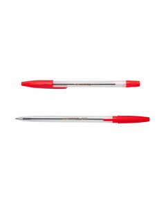 Ручка кулькова CLASSIC (тип "корвіна"), червона  0.7 (BM.8117-03), фото  | SNABZHENIE.com.ua