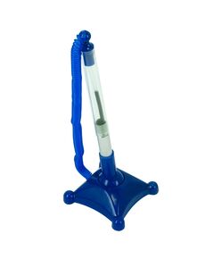 Ручка кулькова на підставці CLEAR DeskPen, L2U, 0,7 мм, пласт.корпус, сині чорнила  0.7 (Im-off), фото  | SNABZHENIE.com.ua