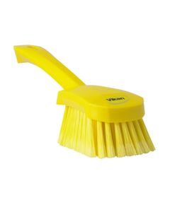 Щітка для миття з короткою ручкою, 270 мм жовта  70 (4194), фото  | SNABZHENIE.com.ua