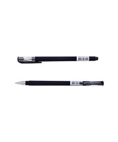 Ручка гелева FOCUS, RUBBER TOUCH, чорна  0.5 (BM.8331-02), фото  | SNABZHENIE.com.ua