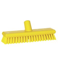 70436 Щітка-скраб з підключенням до води, 270 мм, середньої  жорсткості, жовта  75 (70436), фото  | SNABZHENIE.com.ua