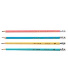 Олівець графітовий PASTEL, асорті, з гумкою  HB (BM.8526-20), фото  | SNABZHENIE.com.ua