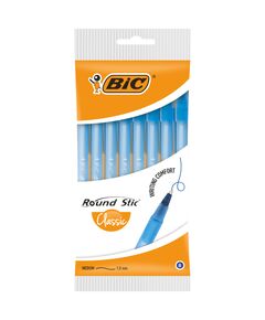 Ручка Round Stic, синя, 8шт в блістері  0.32 (bc928497), фото  | SNABZHENIE.com.ua