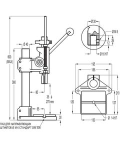 Ручний рейковий прес EMG  400 (PR), фото  | SNABZHENIE.com.ua