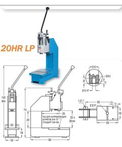 Ручний колінно-ричажний прес EMG,  2000 (PKL), фото  | SNABZHENIE.com.ua